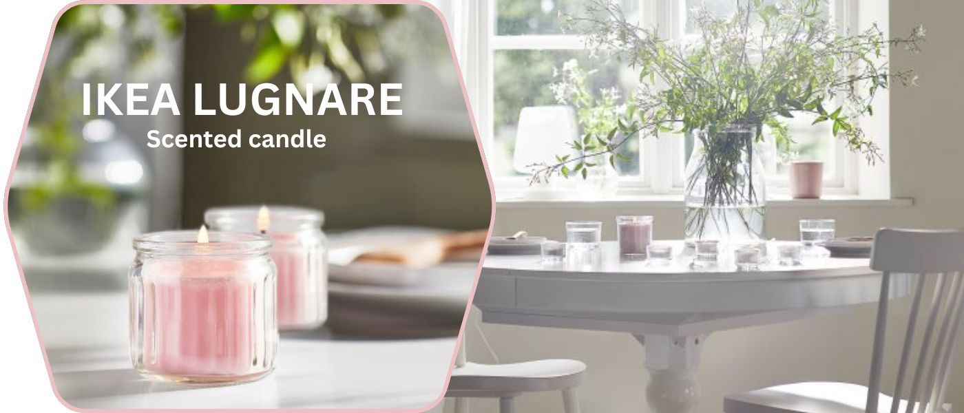 شمع معطر ایکیا مدل IKEA LUGNARE
